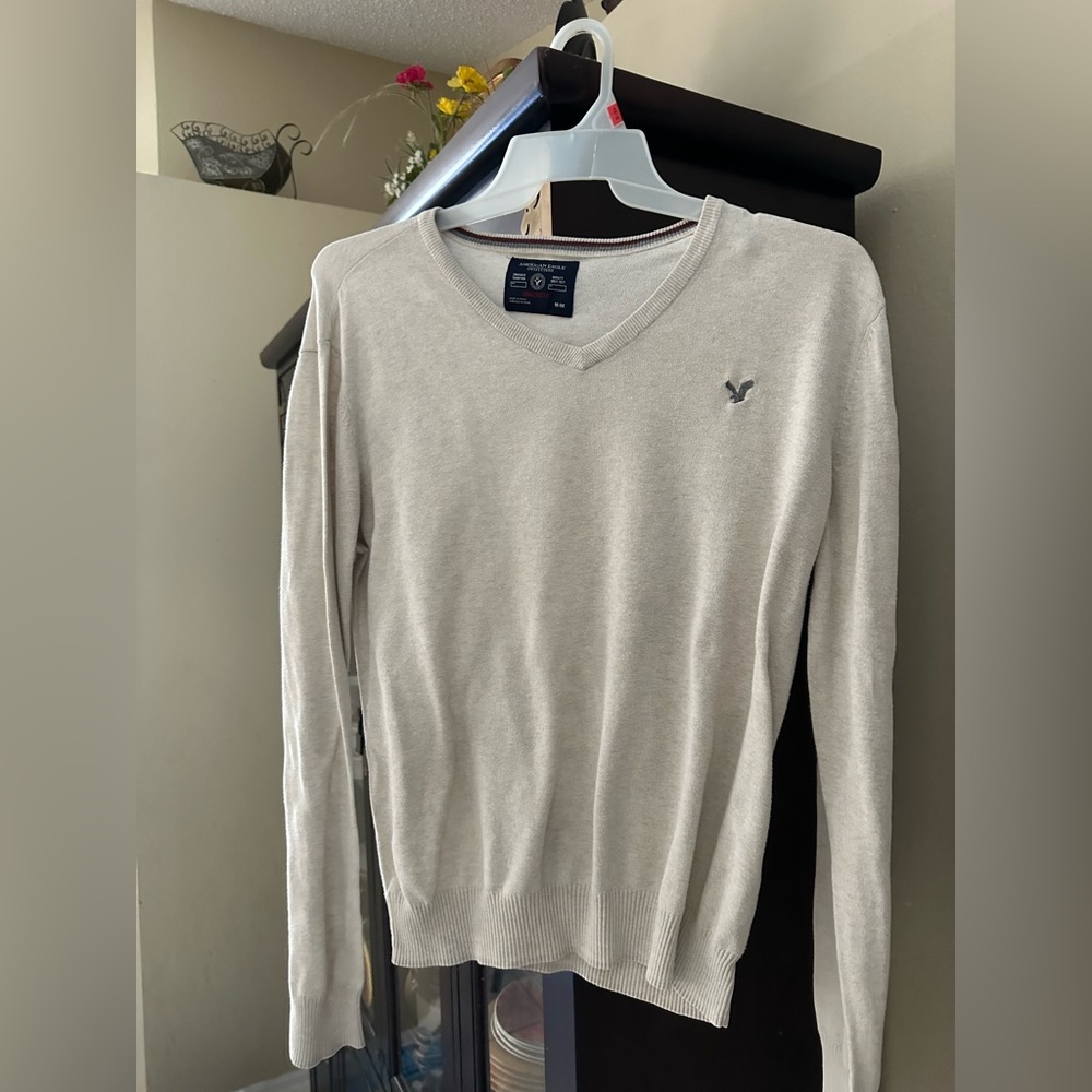 American eagle outfitters long sleeve men’s medium light coat shirt